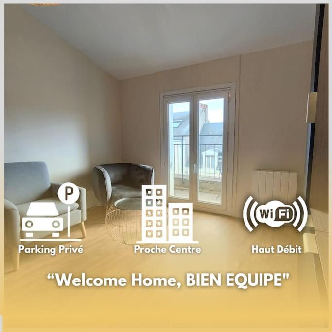 Welcome Home Parking, Terrasse Chateauroux Bagian luar foto
